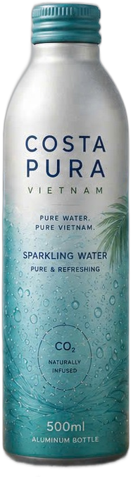 Costa Pura Sparkling Water bottle